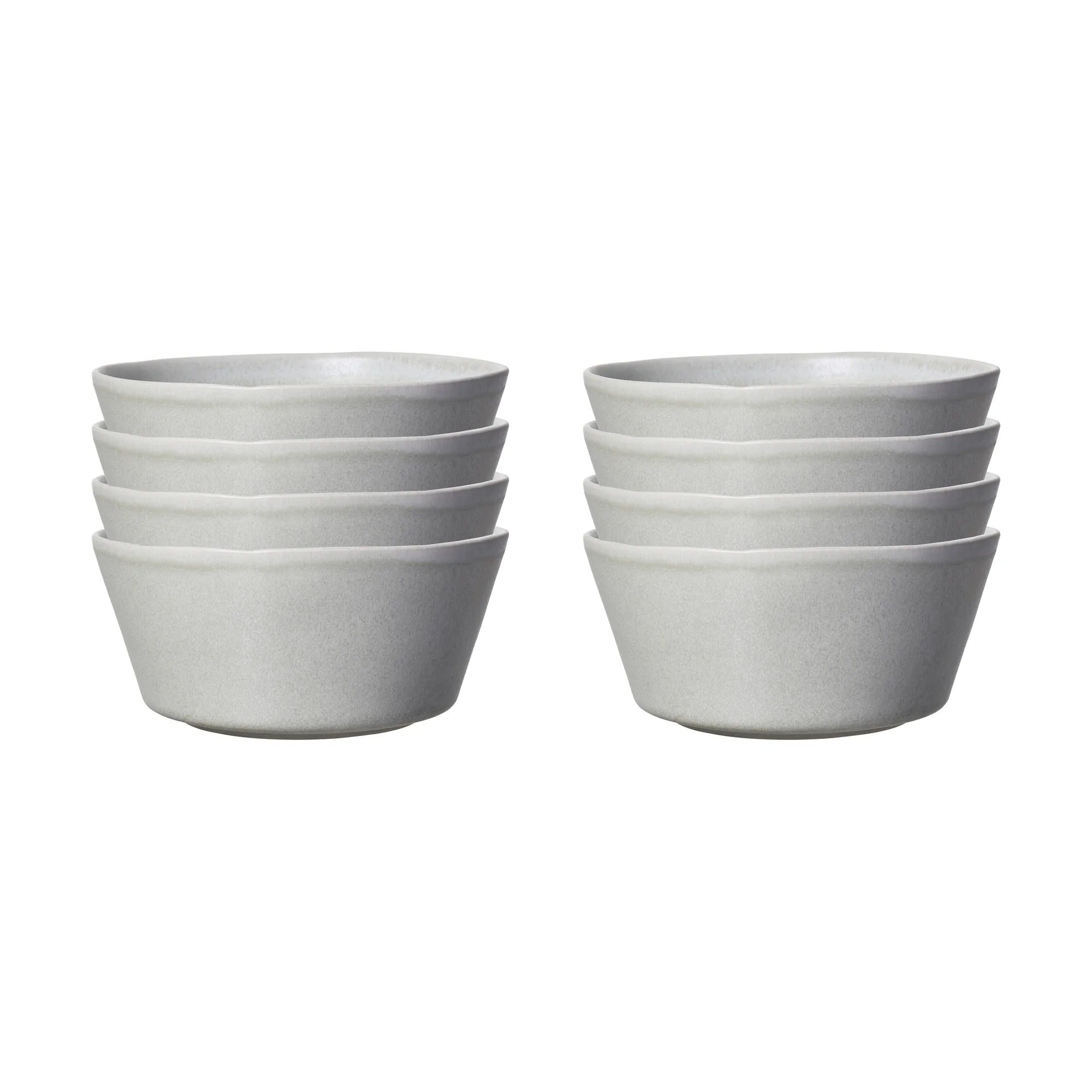 Sandsbro skål ljusgrå, Ø15 cm, 8-pack Scandi Living