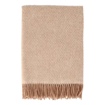 Sandstone ullpläd 130x180 cm - Mocha - Scandi Living