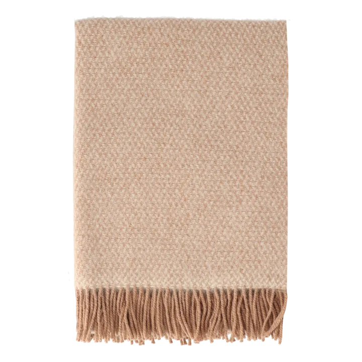 Sandstone ullpläd 130x180 cm - Mocha - Scandi Living