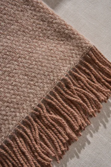 Sandstone ullpläd 130x180 cm - Mocha - Scandi Living