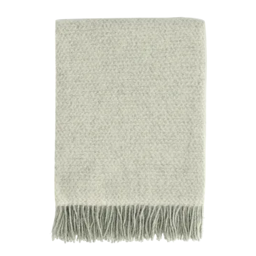 Sandstone ullpläd 130x180 cm - Sage Melange - Scandi Living