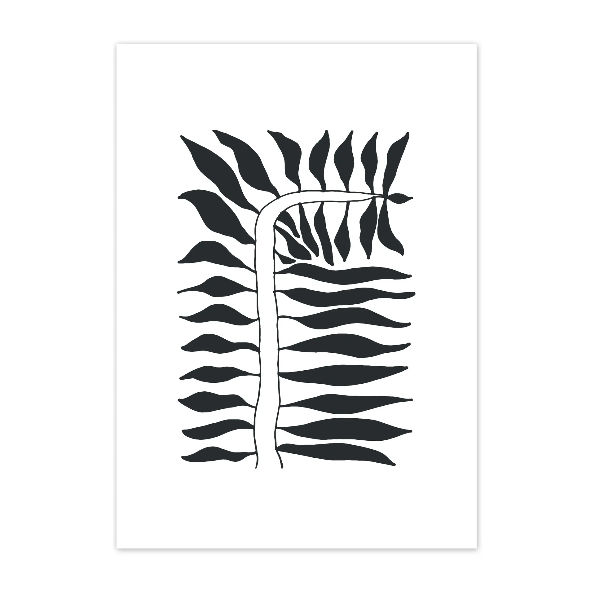 Seeding poster svart, 50x70 cm Scandi Living