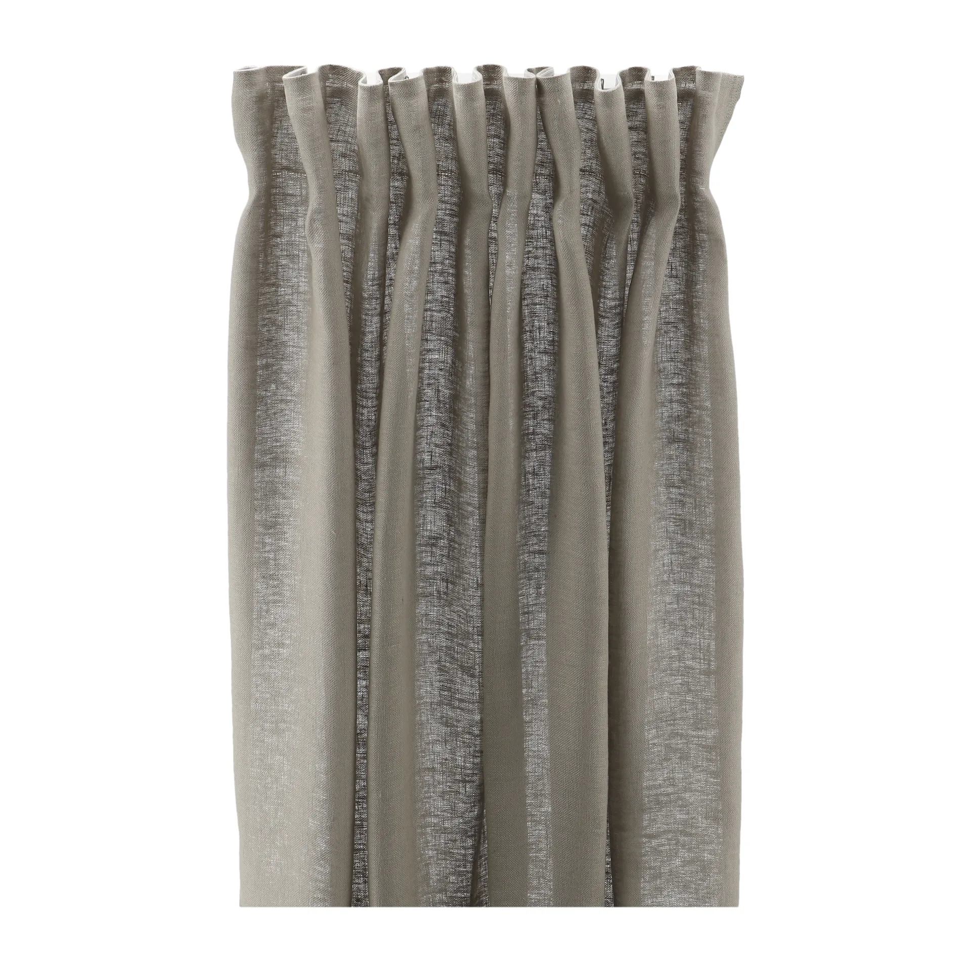 Serenity gardinlängd med multiband 129x250 cm, Sand Scandi Living