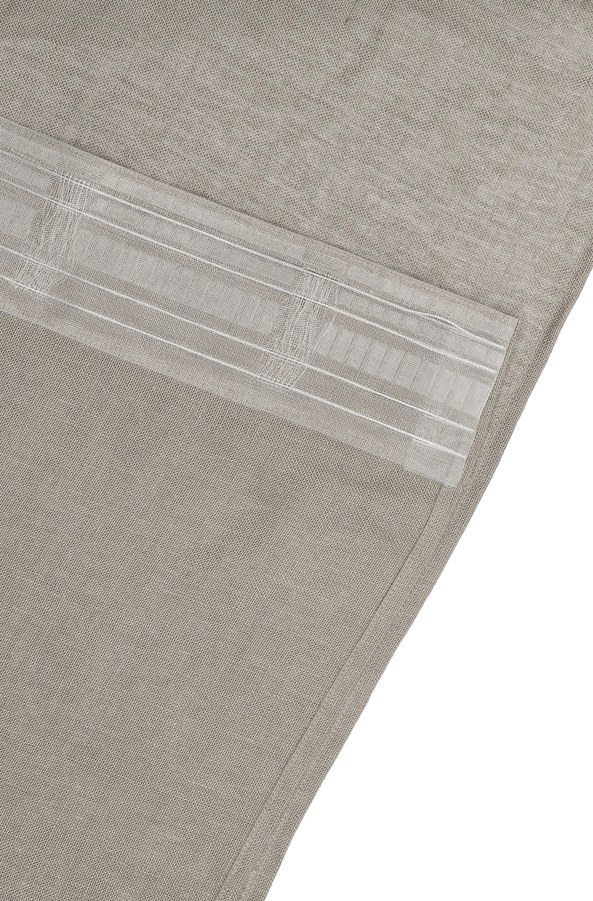 Serenity gardinlängd med multiband 129x250 cm, Sand Scandi Living
