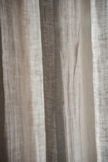 Serenity gardinlängd med multiband 129x250 cm - Sand - Scandi Living