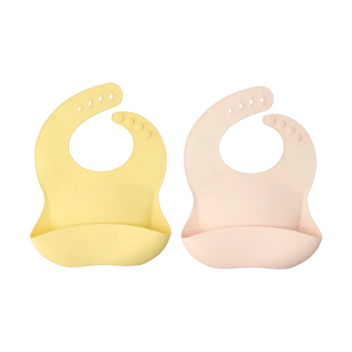 Silly haklapp silikon 2-pack - Blush-lemon - Scandi Living