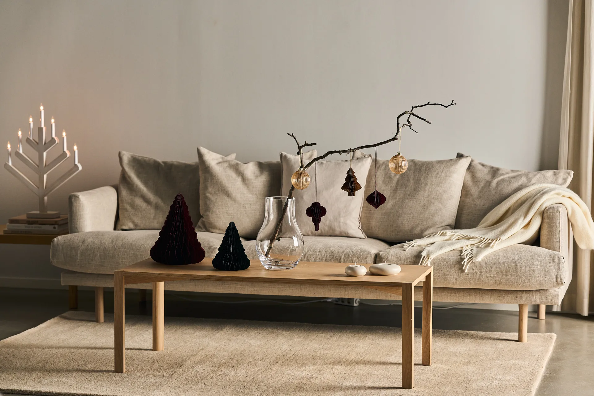 Spira julgranshänge 4-pack, Red Scandi Living