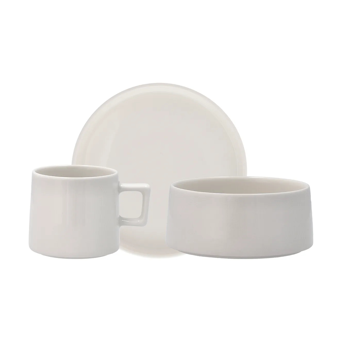 Taper frukostset 12 delar - Vit Scandi Living