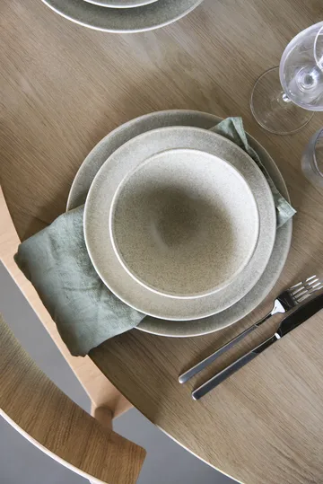 Terra assiett - Beige stengods, Ø22 cm - Scandi Living