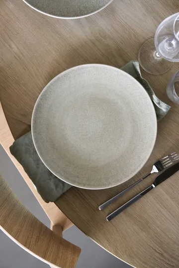 Terra mattallrik - Beige stengods, Ø26,5 cm - Scandi Living