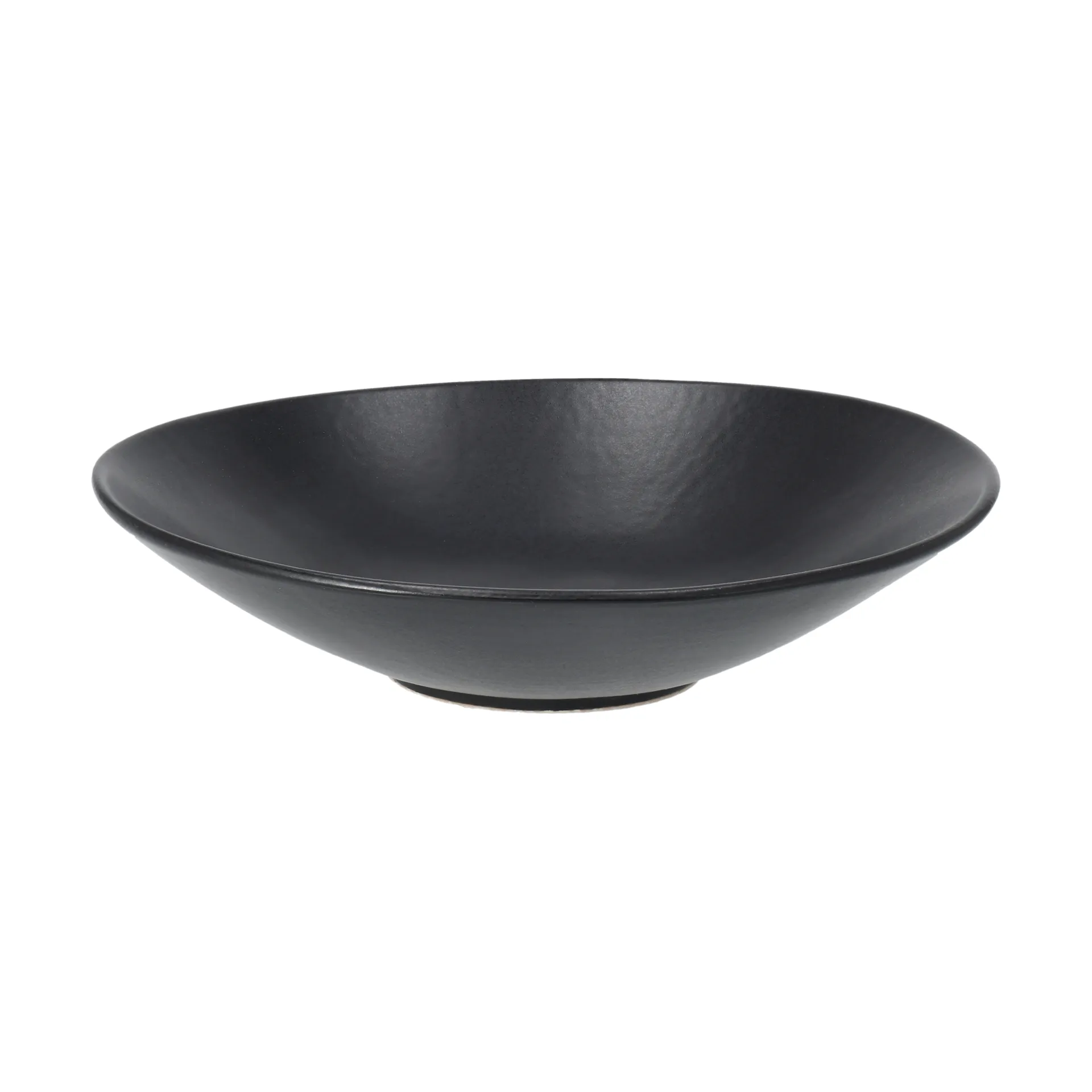 Terra pastatallrik, Svart stengods, Ø22,5 cm Scandi Living