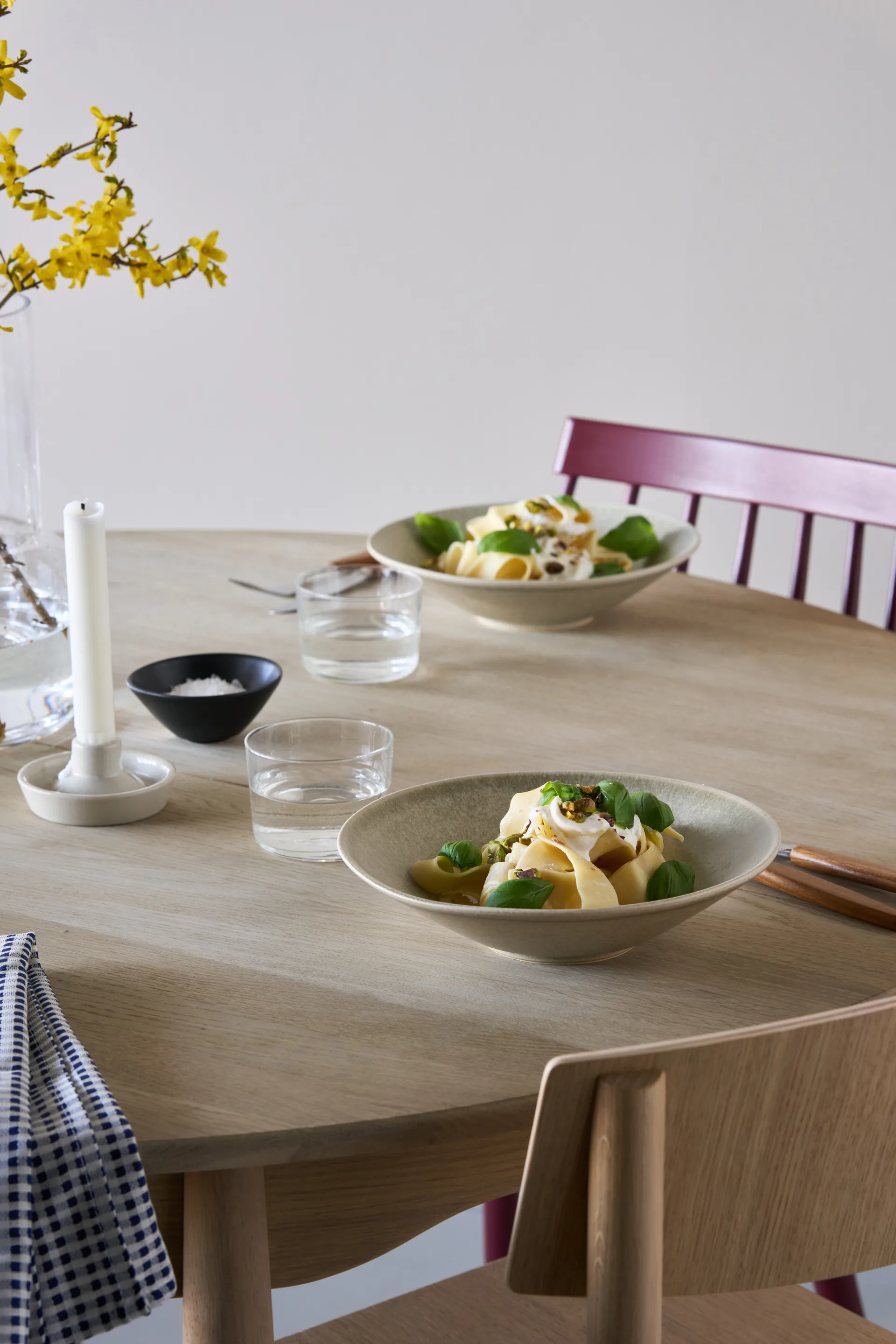 Terra serveringsskål, Svart stengods, Ø9,5 cm Scandi Living