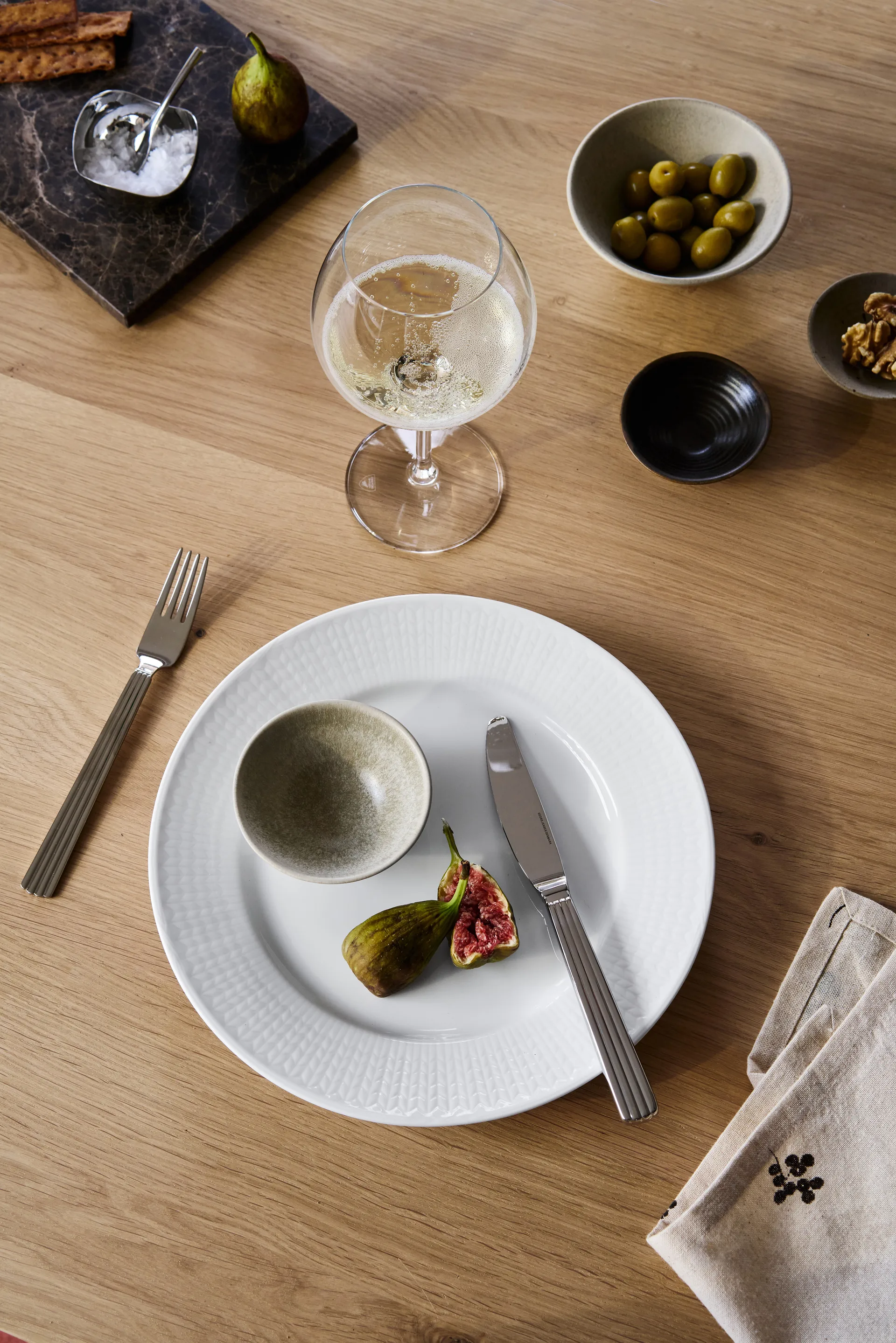 Terra serveringsskål, Svart stengods, Ø9,5 cm Scandi Living