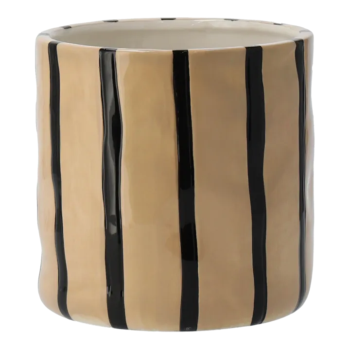 Thrive kruka Ø20 cm - Beige-svart - Scandi Living