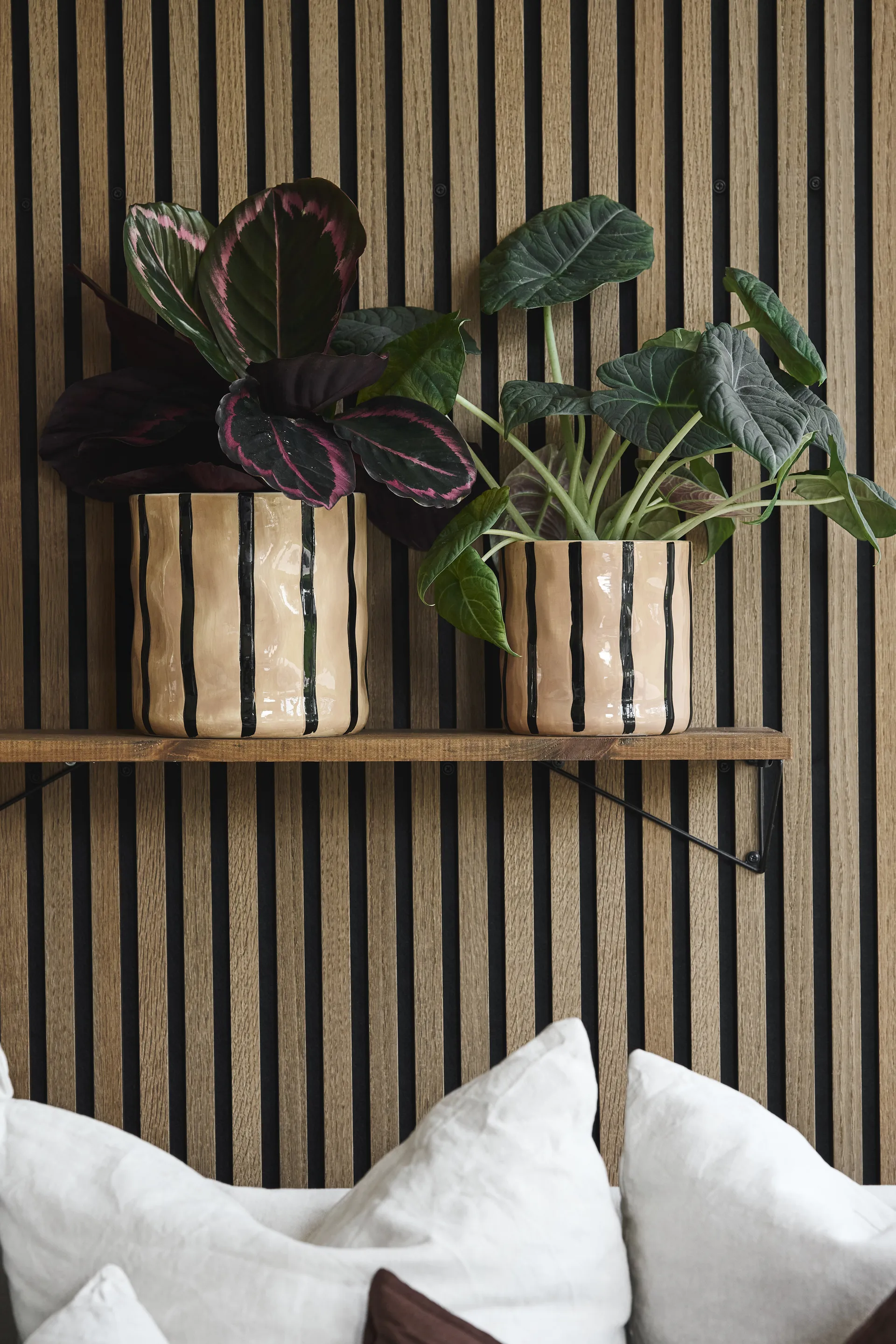 Thrive kruka Ø20 cm, Beige-svart Scandi Living
