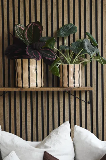 Thrive kruka Ø20 cm - Beige-svart - Scandi Living