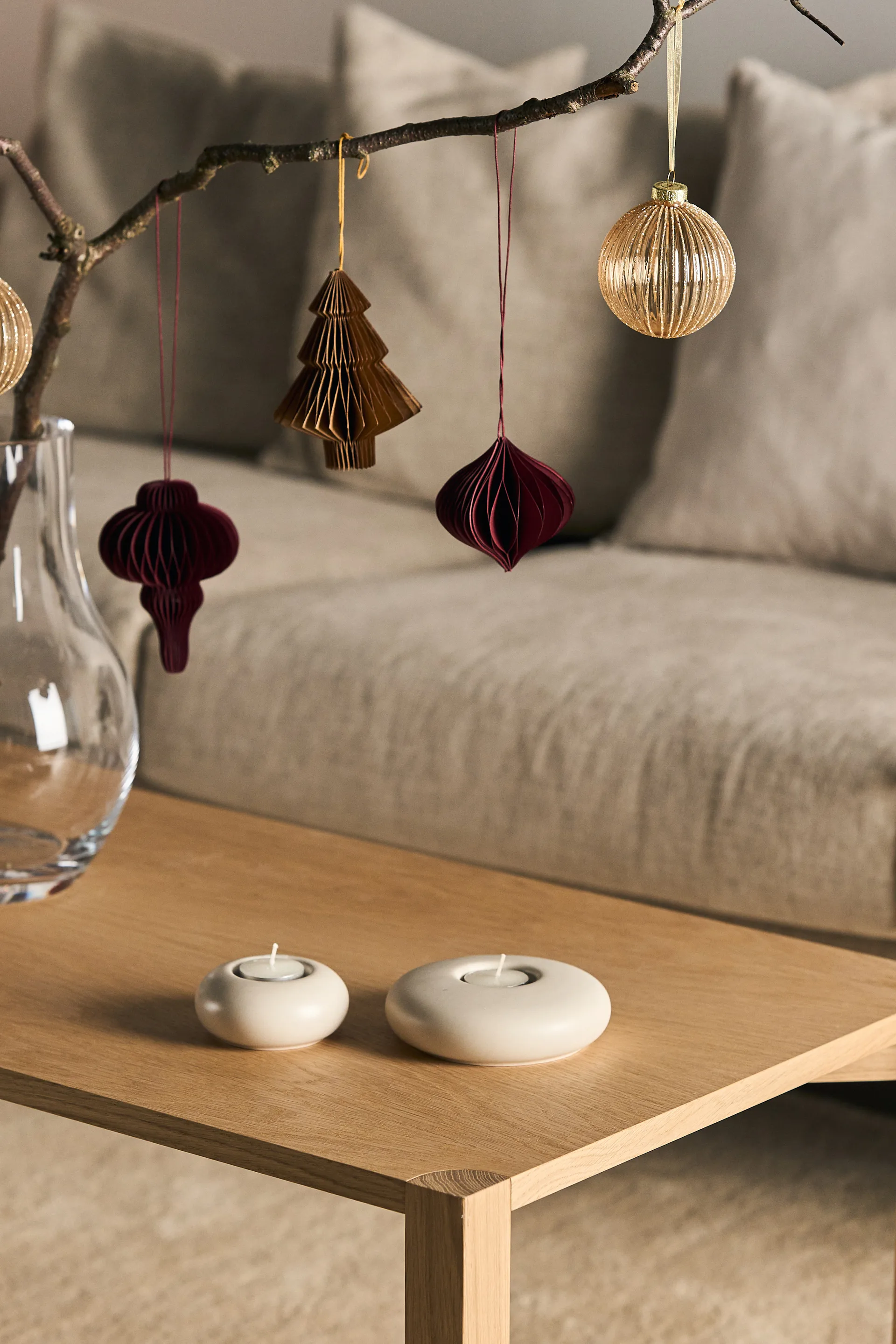 Tree julgranshänge 4-pack, Natural Scandi Living