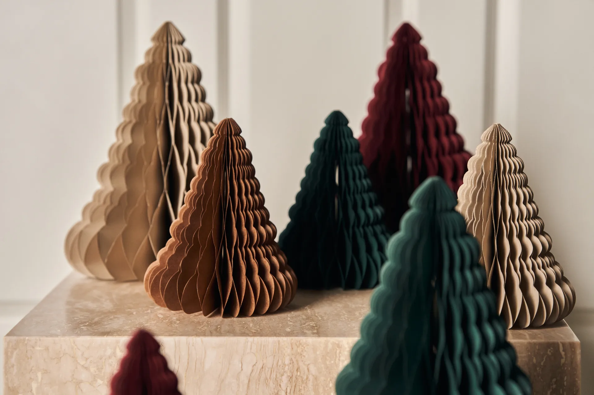 Trees juldekoration 2-pack, Beige Scandi Living