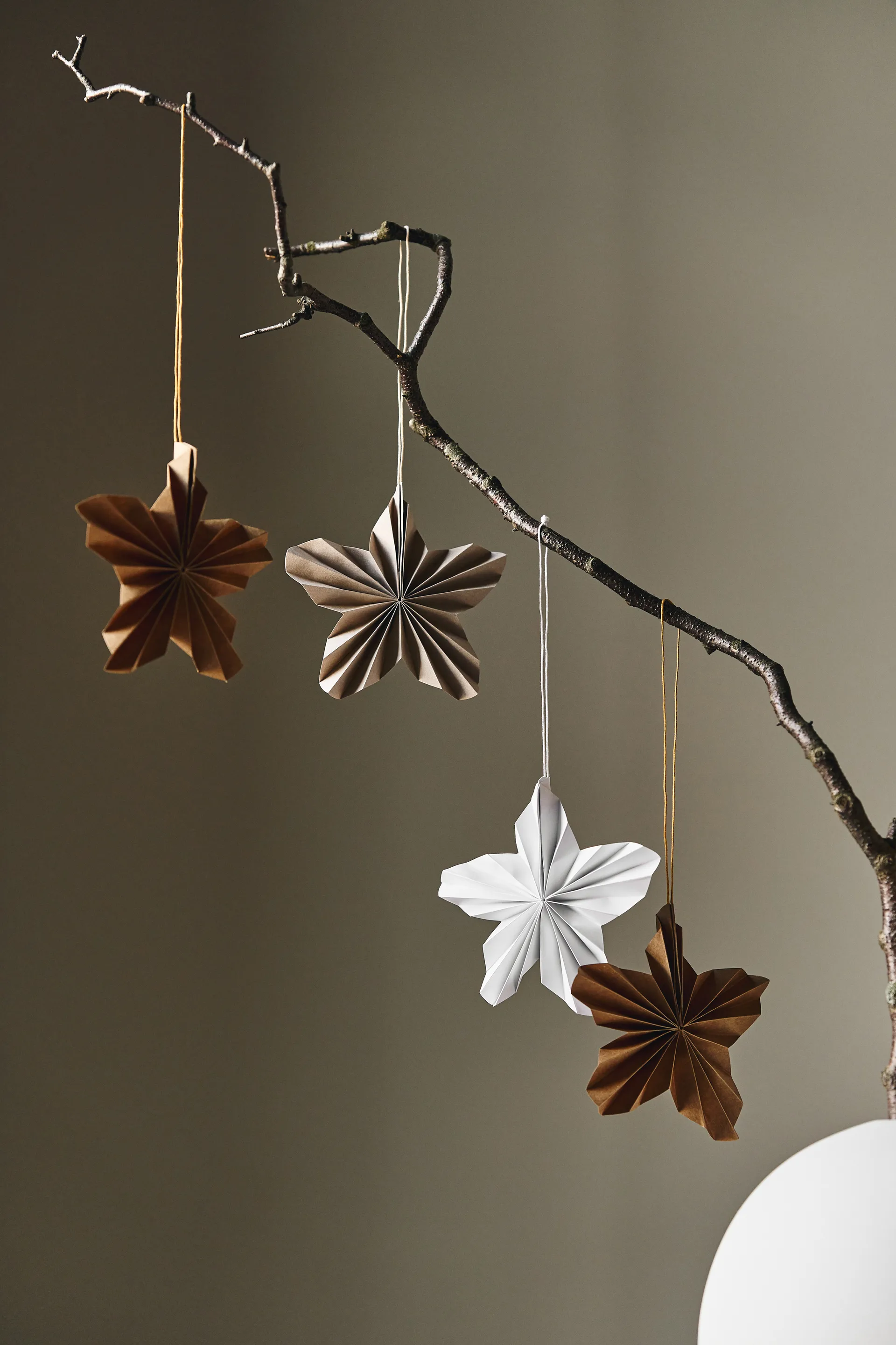 Twinkle julgranshänge 4-pack, Natural Scandi Living