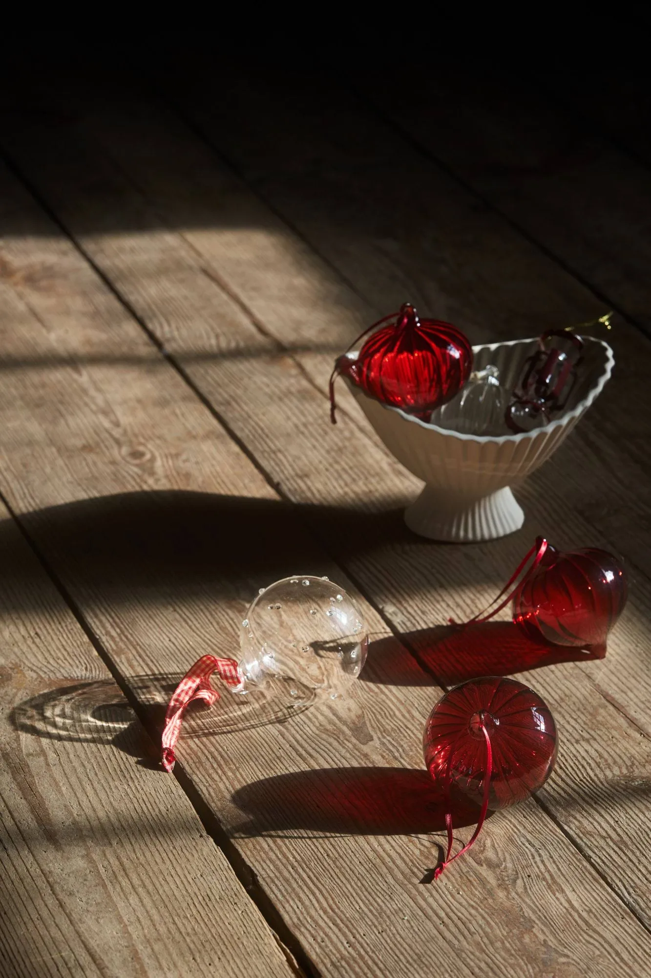 Whisper julgranskula 3-pack, Röd Scandi Living