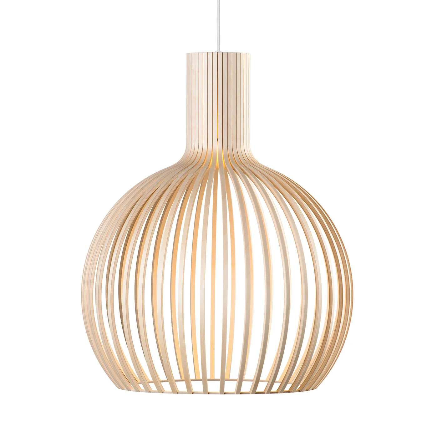 Octo Small 4241 taklampa, Natur björk Secto Design