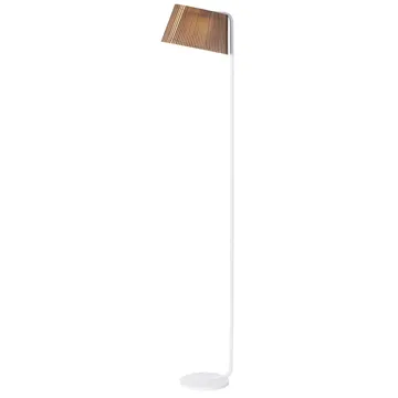 Owalo 7010 golvlampa - Walnut veneer - Secto Design
