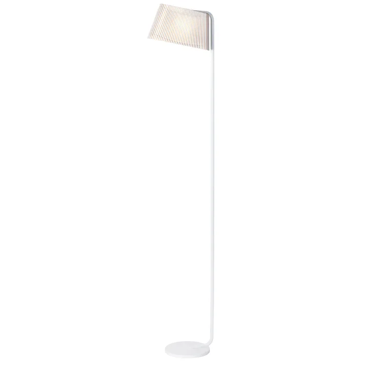 Owalo 7010 golvlampa - White laminated - Secto Design