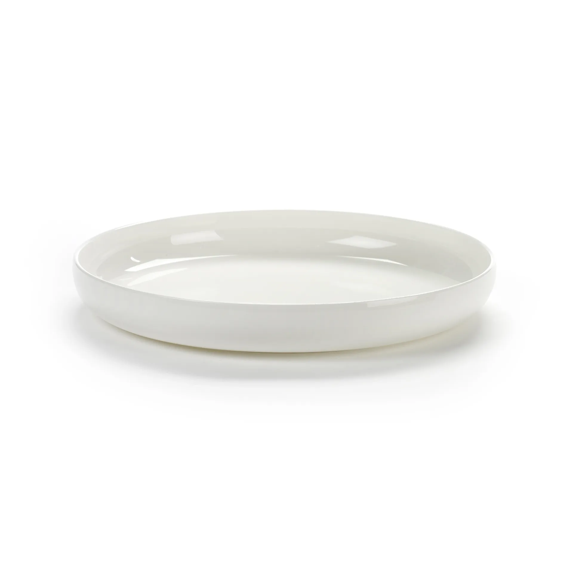 Base assiett med hög kant vit, 20 cm Serax