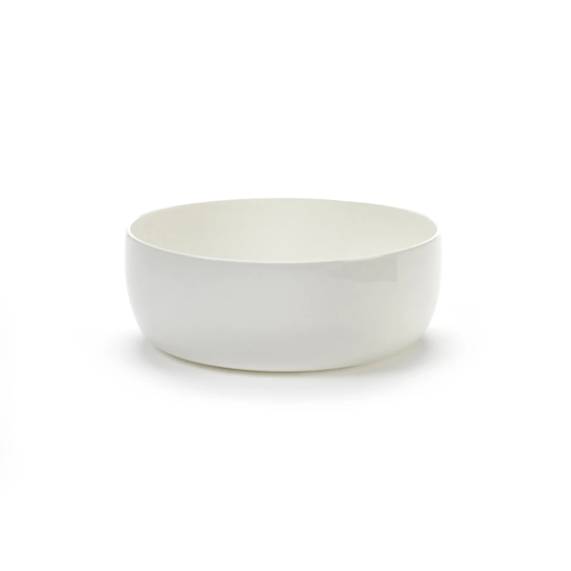 Base frukostskål med låg kant vit, 16 cm Serax
