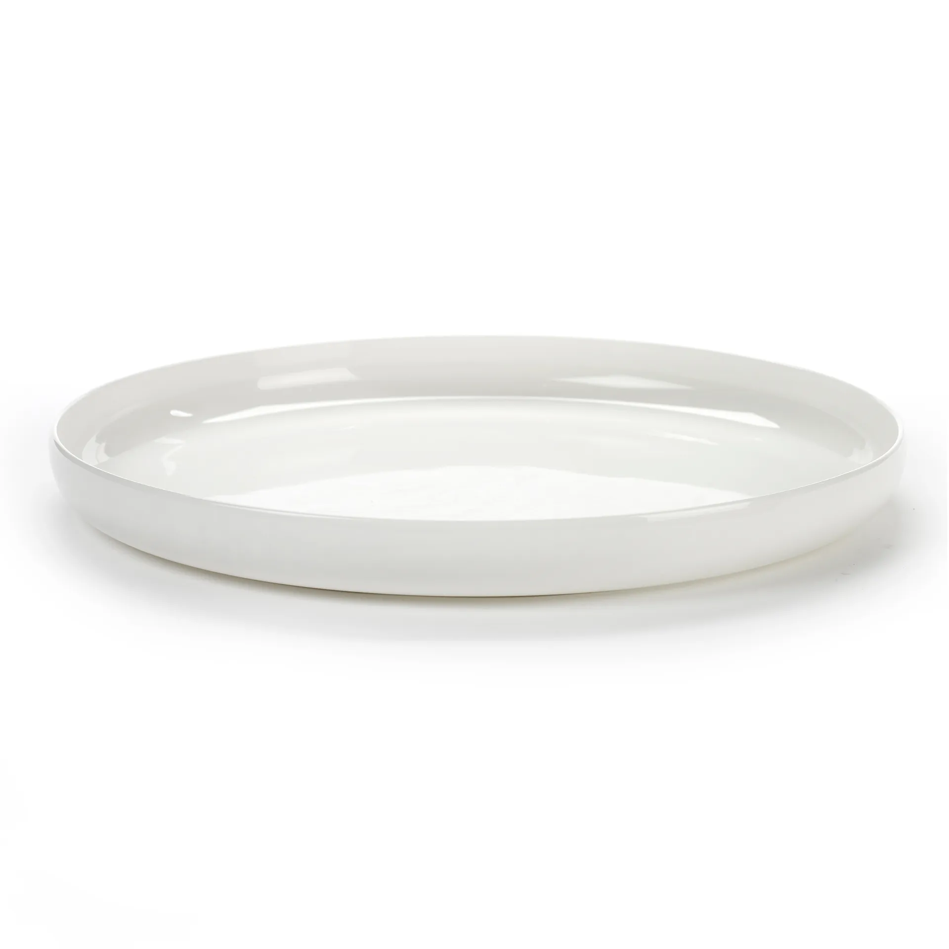 Base tallrik med hög kant vit, 28 cm Serax