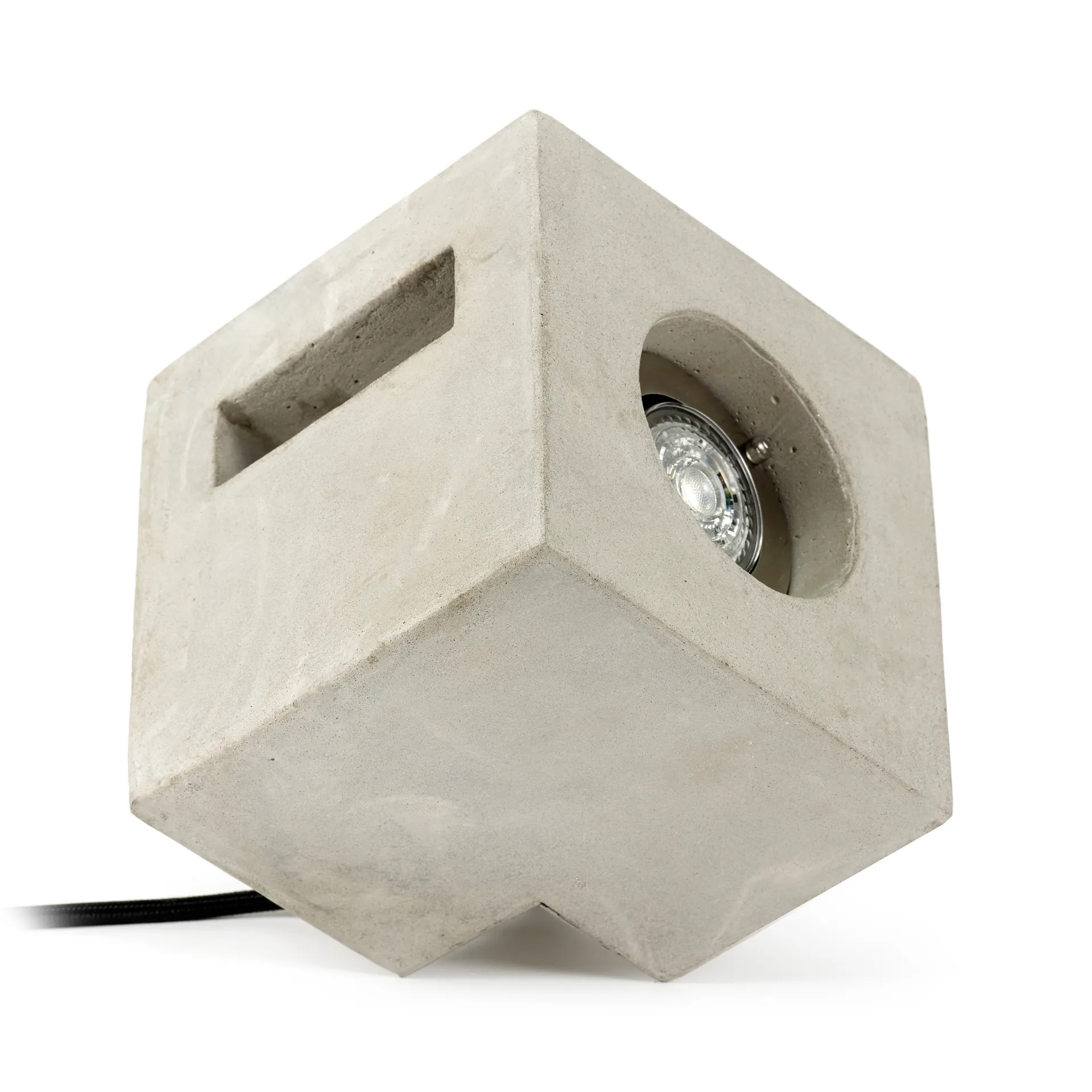 Cube golvlampa 15x15 cm, Cement Serax