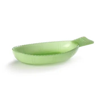 Fish & Fish serveringsfat 14x26 cm - Jadeite green - Serax