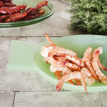 Fish & Fish serveringsfat 14x26 cm - Jadeite green - Serax