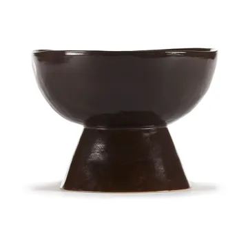 La Mère skål på fot large Ø20,5 cm - Dark brown - Serax