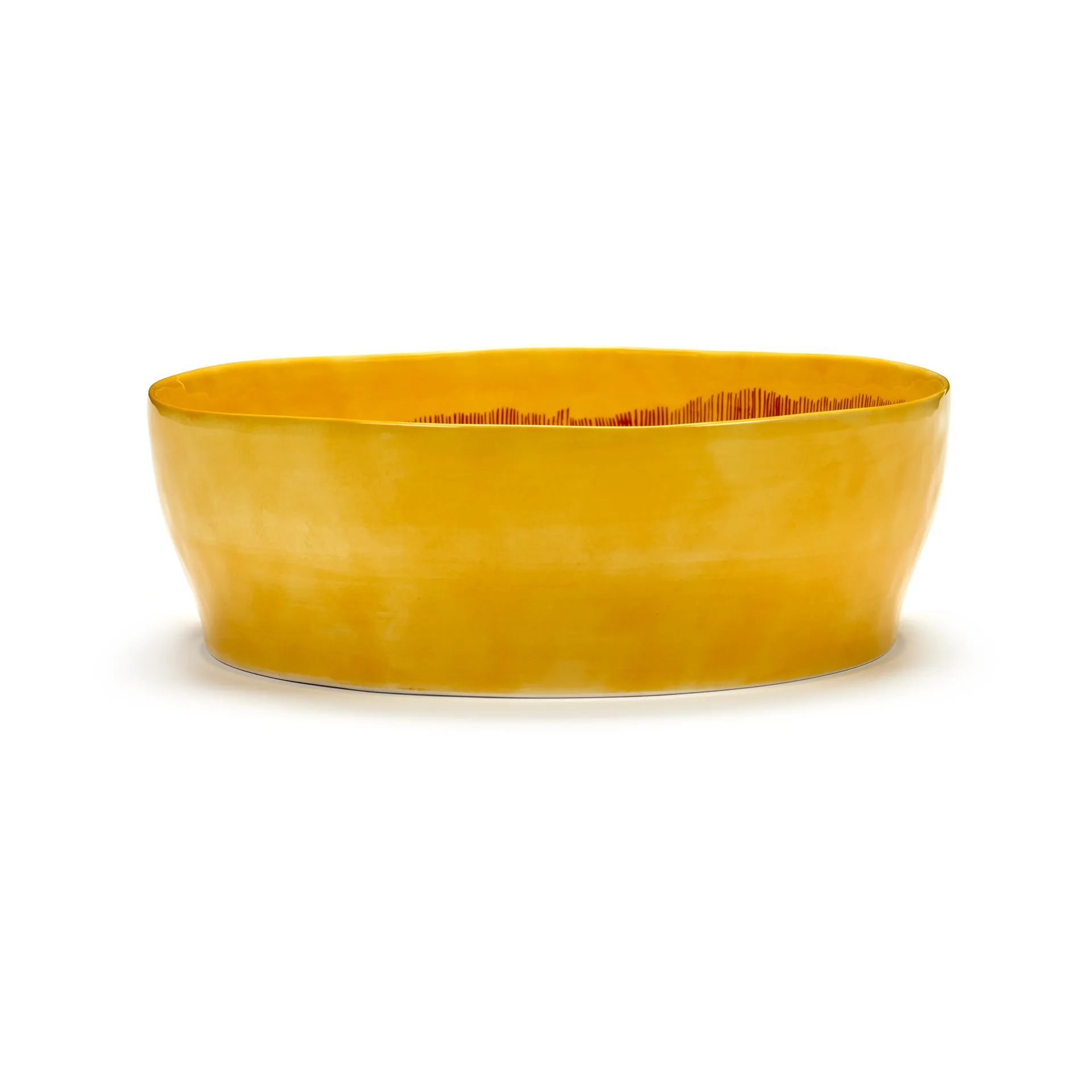 Ottolenghi Feast salladsskål Ø27,5 cm, Yellow stripes-red Serax