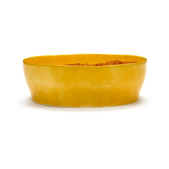Ottolenghi Feast salladsskål Ø27,5 cm - Yellow stripes-red - Serax