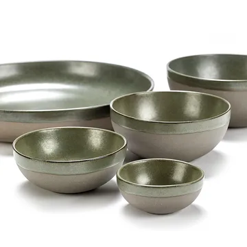Surface frukostskål 11 cm - Grey-camogreen - Serax