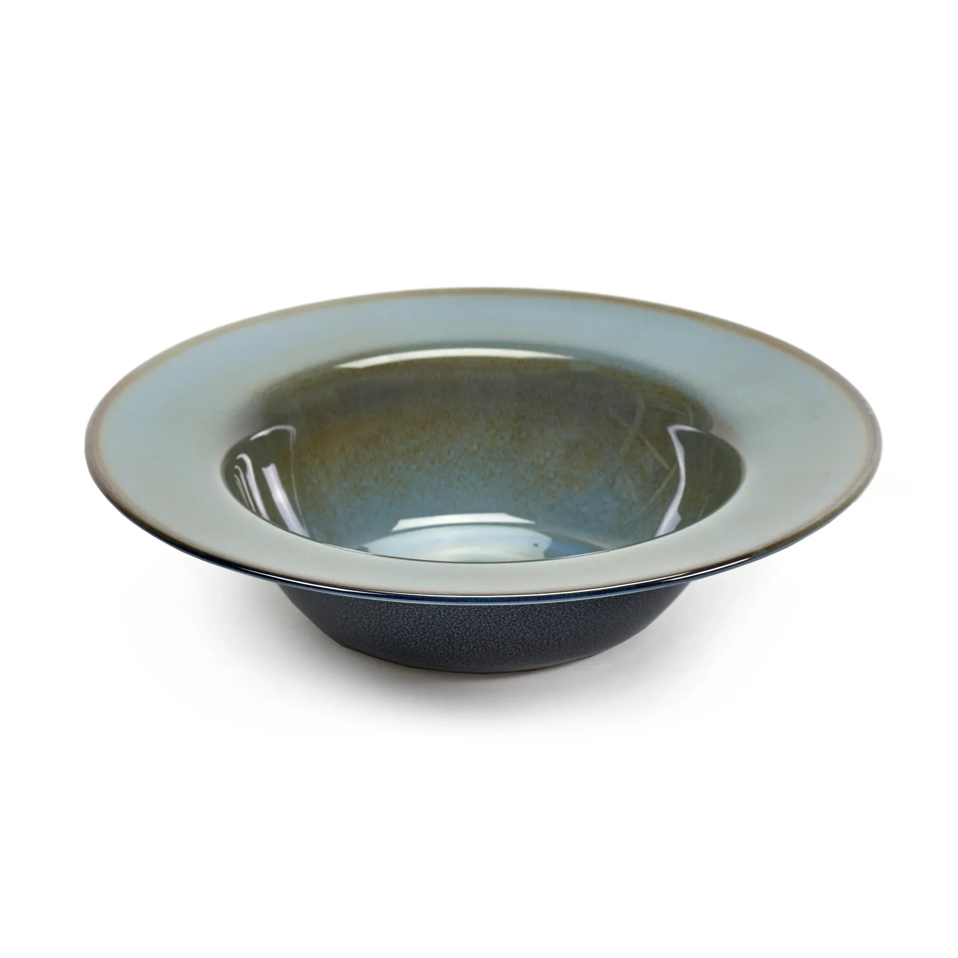 Terres de Rêves djup tallrik 21,3 cm, Blue grey-dark blue Serax