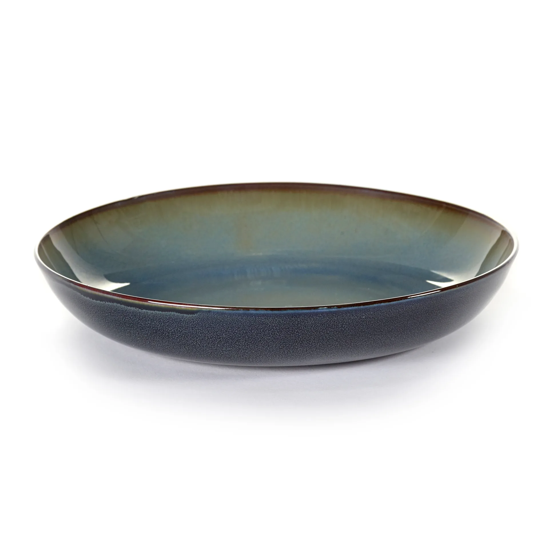 Terres de Rêves pastatallrik 23,5 cm, Blue grey-dark blue Serax