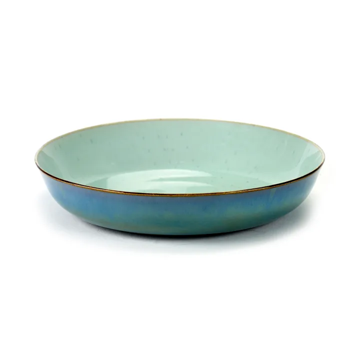 Terres de Rêves tallrik 21 cm - Light blue-smokey blue - Serax