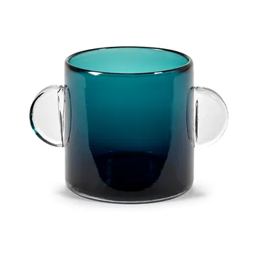 Wind & Fire vas med öra 13 cm - Dark blue - Serax