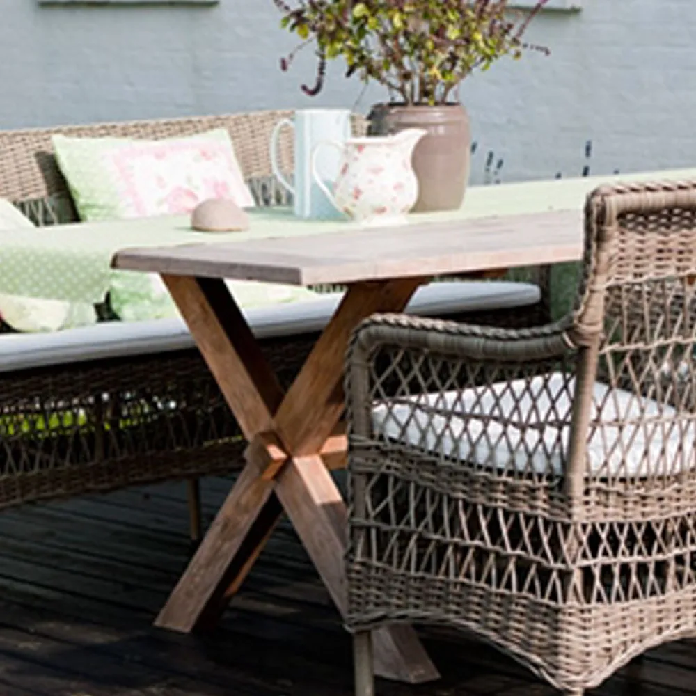 Colonial matbord, teak, b100 l160 Sika Design