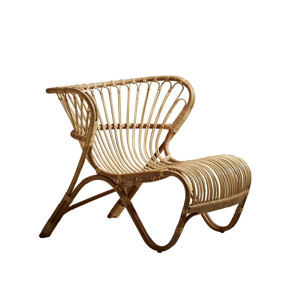 Fox loungefåtölj, natur Sika Design