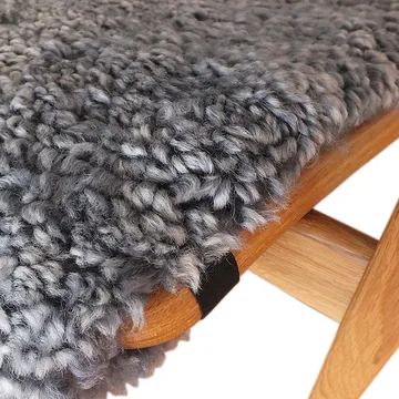 Lamino fårskinnsöverdrag - Black - Skandilock