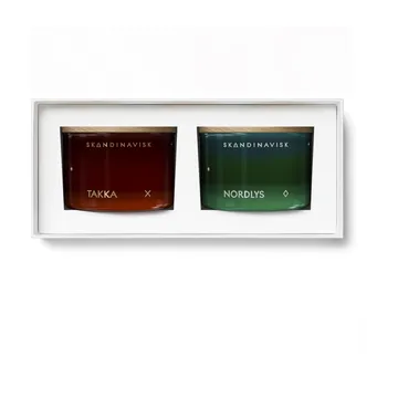 Fire & Light Mini ljus gåvoset 2 delar - 2x90g - Skandinavisk