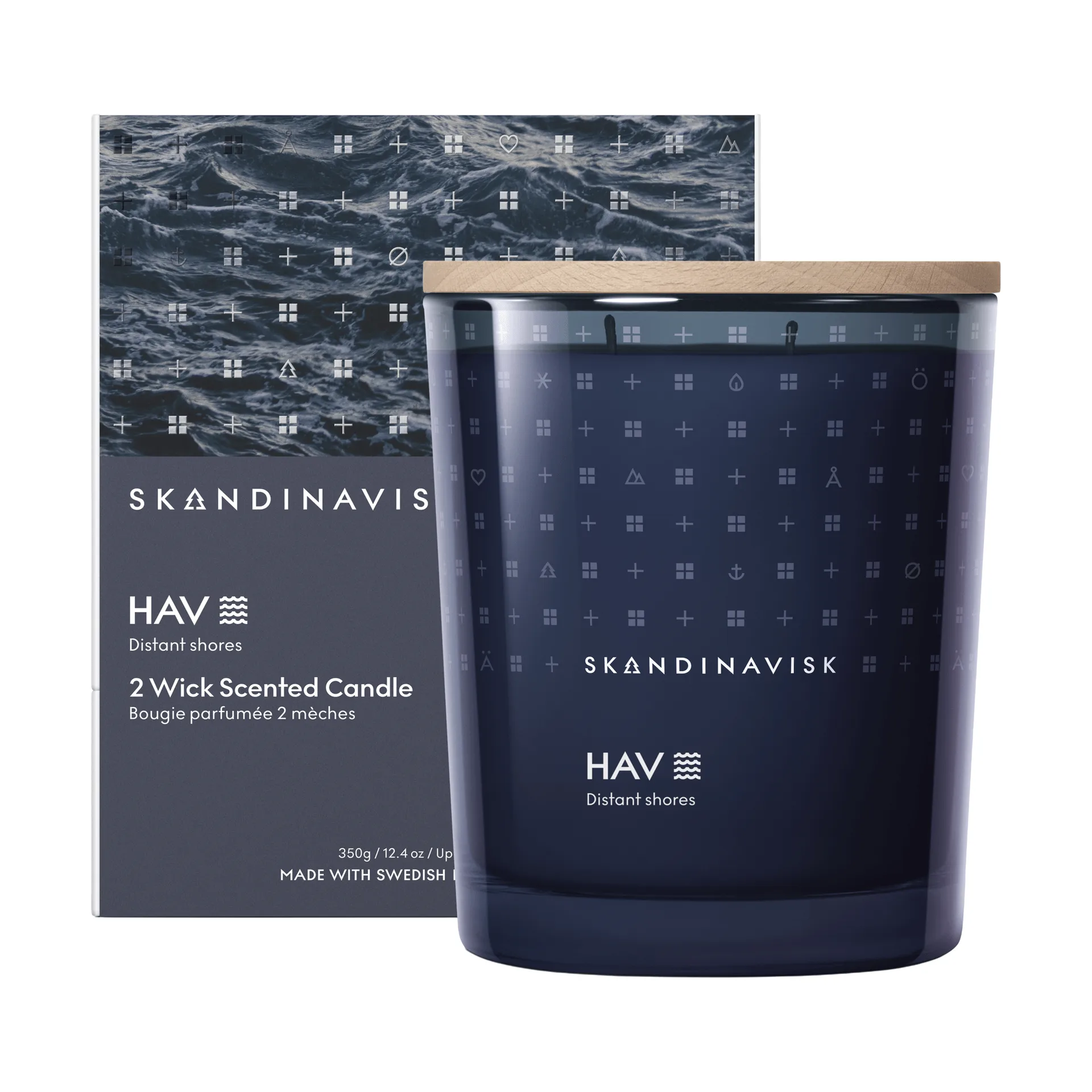 Hav doftljus, 350 g, 2 vekar Skandinavisk