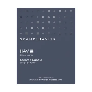 Hav doftljus med lock - 200 g - Skandinavisk