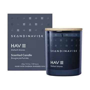 Hav doftljus med lock - 65 g - Skandinavisk