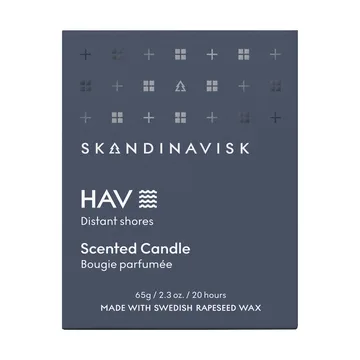 Hav doftljus med lock - 65 g - Skandinavisk