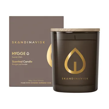 Hygge Gold Symbol doftljus - 200 g - Skandinavisk